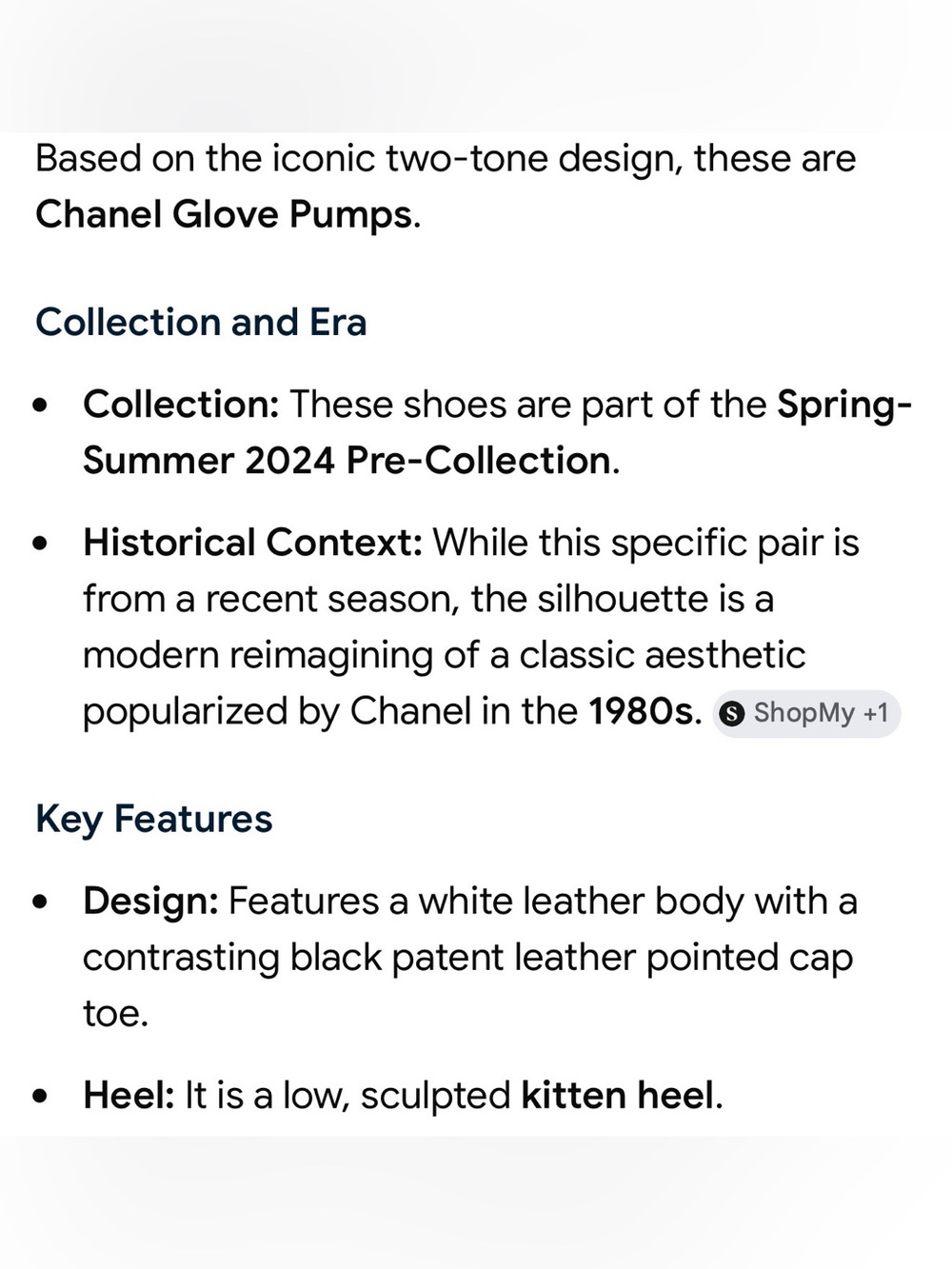 New CHANEL Black and White Patent Calfskin Heels 37.5 - Picture 3 of 16
